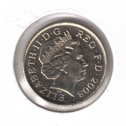 2008 Great Britain Brilliant Uncirculated 5 Pence QEII & Shield Coin! - Image 1 of 2