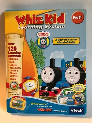 NEW ~ VTECH ~ WHIZ KID LEARNING SYSTEM ~ THOMAS & FRIENDS ~120+ ACTIVITIES~Pre K - Image 1 of 4