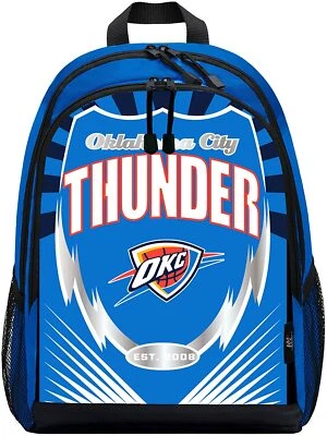 NBA Oklahoma City Thunder "Lightning" Backpack, 16.5" x 5.5" x 12"… - Image 1 of 2