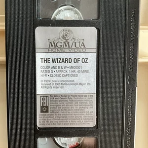 The Wizard of Oz Der Zauberer von Oz VHS Kassette US-Version THX Vintage - Imagen 1 de 3