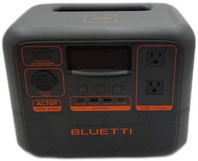 BLUETTI AC70P 1000W 864Wh Portable Power Station LiFePO4  - Image 1 of 4