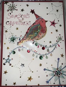 PAPYRUS Christmas, Season Greetings Embellished Greeting Card - Picture 1 of 2