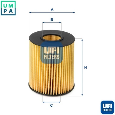 OIL FILTER 25.151.00 FOR HYUNDAI ix35/SUV i40/CW i20/ELITE/ACTIVE/CROSS i30/II - Image 1 of 4
