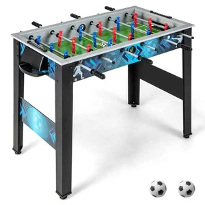 Foosball Table Game Set Soccer Table Game w/ 2 Footballs-Black - Picture 1 of 5