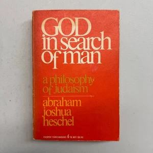 Abraham Heschel GOD IN SEARCH OF MAN A Philosophy of Judaism 1955 1st ED - Bild 1 von 1