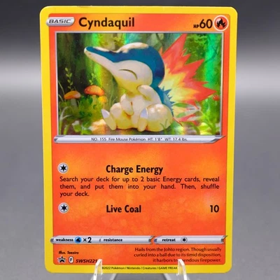 Cyndaquil -  (Cosmos Holo) SWSH221 Promo SWSH: Sword & Shield Promo Cards Pokemo - Image 1 of 2