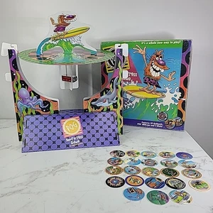 1995 Official World POG Federation Surf'N Toss Game Rare Milton Bradley Vintage - Picture 1 of 8