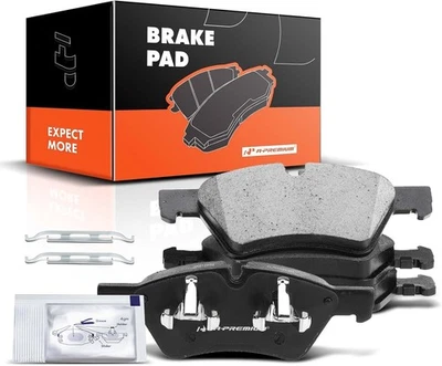  Front & Rear Ceramic Disc Brake Pads Set Compatible with Select Mercedes-Benz  - Image 1 of 4