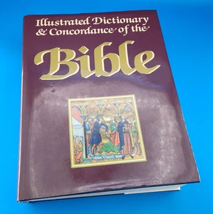 Illustrated Dictionary & Concordance of the Bible 1986 Hardcover Jerusalem Pub - Picture 1 of 12