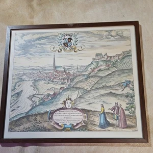 Landshut - Braun und Hogenberg - 1580 Kupferstich - Bild 1 von 10