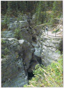 AK Jasper Alberta Maligne Canyon Jasper Nationalpark - Bild 1 von 2