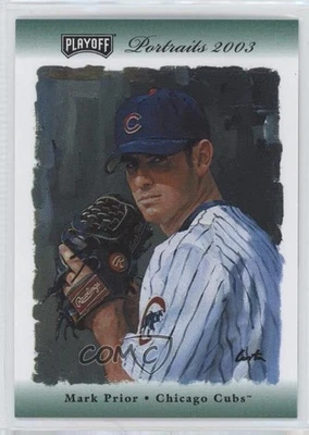 2003 Playoff Portraits All-Star Fanfest Green Mark Prior #47 - Image 1 of 2