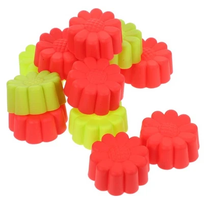  12 PCS Silikonform Tortenstücke Silikon-Cupcake-Form Cupcake-Backförmchen - Bild 1 von 4
