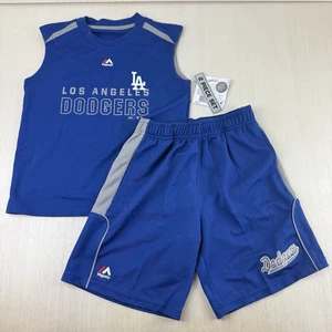 Majestic Los Angeles Dodgers set 2 pezzi Med (5/6) MLB nuovo con etichette merce originale - Foto 1 di 8