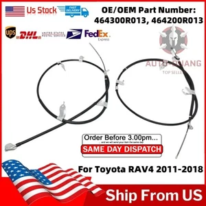 Rear Left + Right Side Parking Brake Cable 2PCS For Toyota RAV4 2011-2018 - Picture 1 of 16