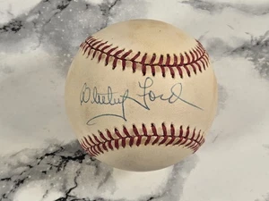 Whitey Ford Autographed / Signed Rawlings Official American League Baseball  - Picture 1 of 6