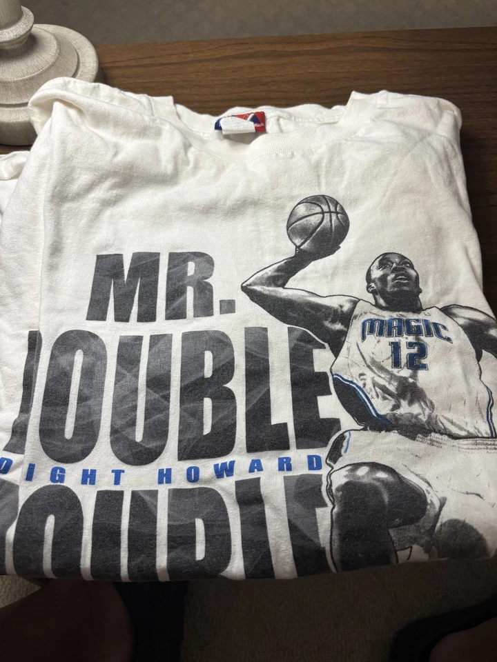 Vintage Y2K Dwight Howard T-Shirt Orlando Magic L Dead Stock NBA Rap Tee NWT - Image 1 of 1