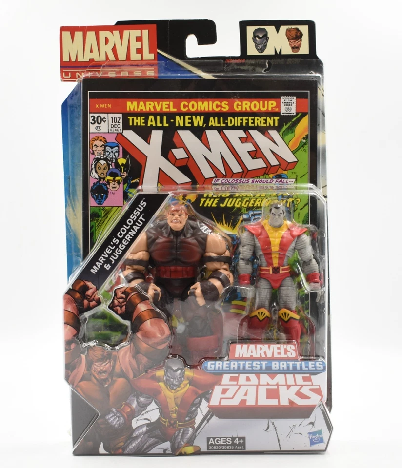Marvel Universe Greatest Battles Action Figure Comic 2pack - Colossus VS