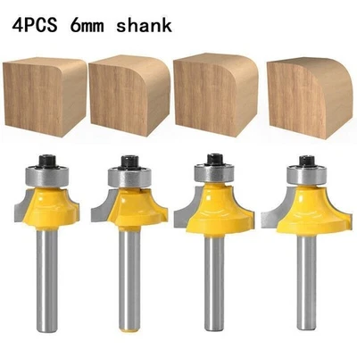 Round Over Engraving Milling Router Bit Set Woodworking Cutter Tool Equipment - Image 1 of 4