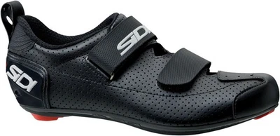 Sidi T-5 Air Triathlon Shoes Men's Water-Resistant Carbon Composite Sole, Black - Image 1 of 4