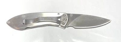 "Navaja de bolsillo plegable de acero inoxidable Buck Knife 327 Nobleman 2021 3-3/4"" cerrada" Foto 1 de 3