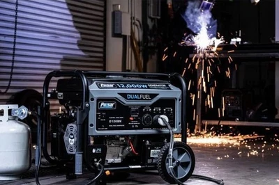 Pulsar G12KBN 12000W Dual Fuel Portable Generator - Space Gray - Image 1 of 3