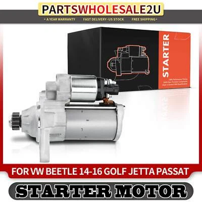 Arranque nuevo para Volkswagen Beetle Golf Jetta Passat 1.4KW 12V CCW 13T 0001177004 Foto 1 de 4