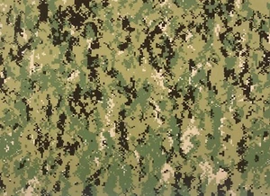 AOR2 NWU III NAVY LOGO NYLON TASLAN DIGITAL CAMO MILITARY FABRIC BY YARD 58"W - Picture 1 of 7