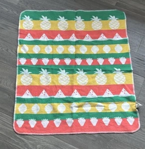 David Fussenegger | Juwel white fruit baby blanket, strawberry, pineapple, lemon - Picture 1 of 11