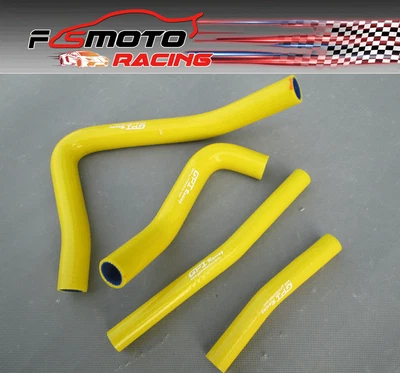 YELLOW Silicone Radiator hose For Suzuki RM250 RM 250 1996-2000 1997 1998 1999 - Imagem 1 de 4