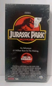 Jurassic Park Movie VHS Tape Factory First Print 1993 Watermark NEW SEALED - Picture 1 of 5