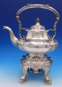 Athenic by Gorham Sterling Silver Kettle on Stand c1898 A3316 (#7832) - Picture 1 of 23