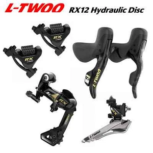 LTWOO 2X12 Speed Road Bike Hydraulic Disc Brake Groupset Shifter Derailleur Kits - Picture 1 of 7