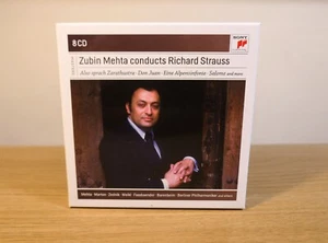 Zubin Mehta Conducts Richard Strauss 8 CD *LIKE NEW* Sony Classical Box Set - Picture 1 of 3