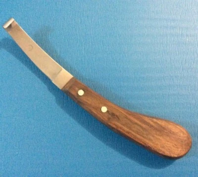 Hoof Knife Farrier Tool Right Hand tool Blades 420 Stainless Steel Vet - Image 1 of 4