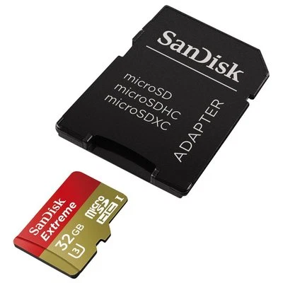 Sandisk 32G Micro Extreme V10 4K snowboard video SD card for GoPro Hero5 Hero 5 - Image 1 of 3