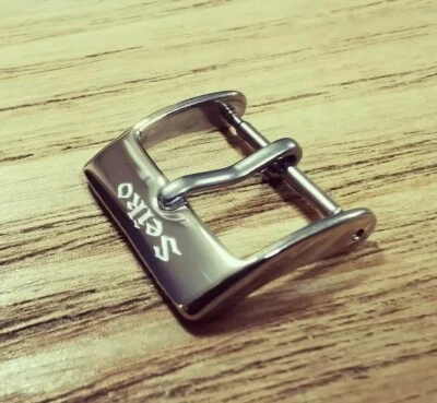 Seiko watch buckles Retro 16mm/18mm silver  - Image 1 of 4