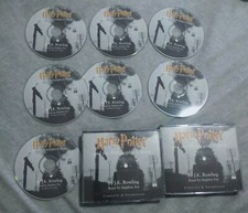 Harry Potter and the Philosopher's Stone Read By Stephen Fry Audiobook 7 CDs