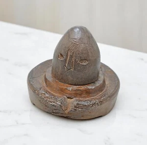 Antique Wooden God Shiva Linga Idol Original Old Fine Hand Carved - Picture 1 of 5