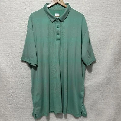 Callaway OPTI-DRI Golf Polo Shirt Men’s Green White Stripes Size XXXL/EEEG/TTTG - Image 1 of 4