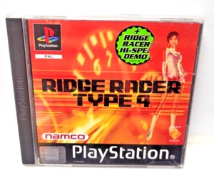 PS1 Ridge Racer Type 4 PlayStation 1 PAL UK With manual Racing GAME - Picture 1 of 3