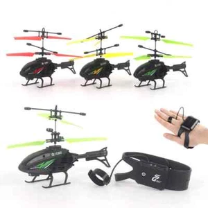Mini RC Infrared Induction Aircraft 2CH Gyro Helicopter RC Drone With LED Light - Picture 1 of 9