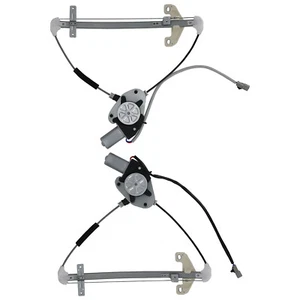 Rear Door Window Regulators with Motors for Honda Civic 2001-2005 Both Sides - Bild 1 von 12