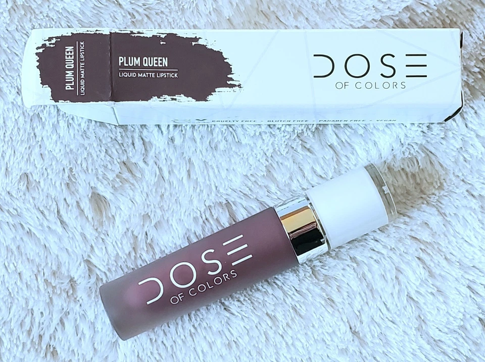 C2 Dose of Colors Liquid Matte Lipstick Plum Queen (muted Plum)