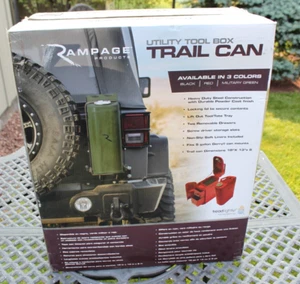 Rampage Trail Gerry Can Storage Utility Tool Box Black 86635 - Bild 1 von 21