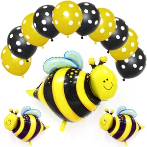 Reino Unido Stock Abeja/Dama Fiesta Globos Decoraciones Hágalo usted mismo Hogar Niños Fiesta de Cumpleaños - Imagen 1 de 13