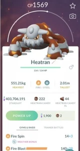 L15 Heatrun - Great League Chance - Pokemon Go ✅ - Bild 1 von 1