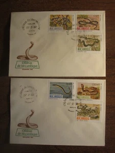 Mozambique Snakes 1982 cubiertas FDC - Imagen 1 de 1