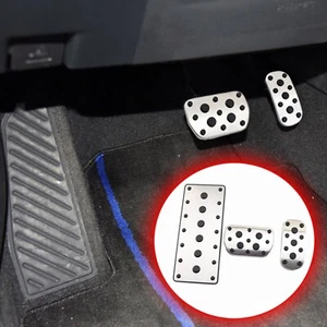 AT Gas Brake Pedal Footrest Pad Cover Cap For Toyota C-HR 2016-2023 Corolla Part - Picture 1 of 9