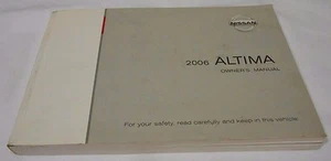 2006 NISSAN ALTIMA OWNER'S MANUAL.- VERY GOOD USED CONDITION  /  FREE S/H  - Bild 1 von 3